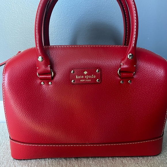 Kate Spade Cherry Red Satchel - Picture 1 of 5